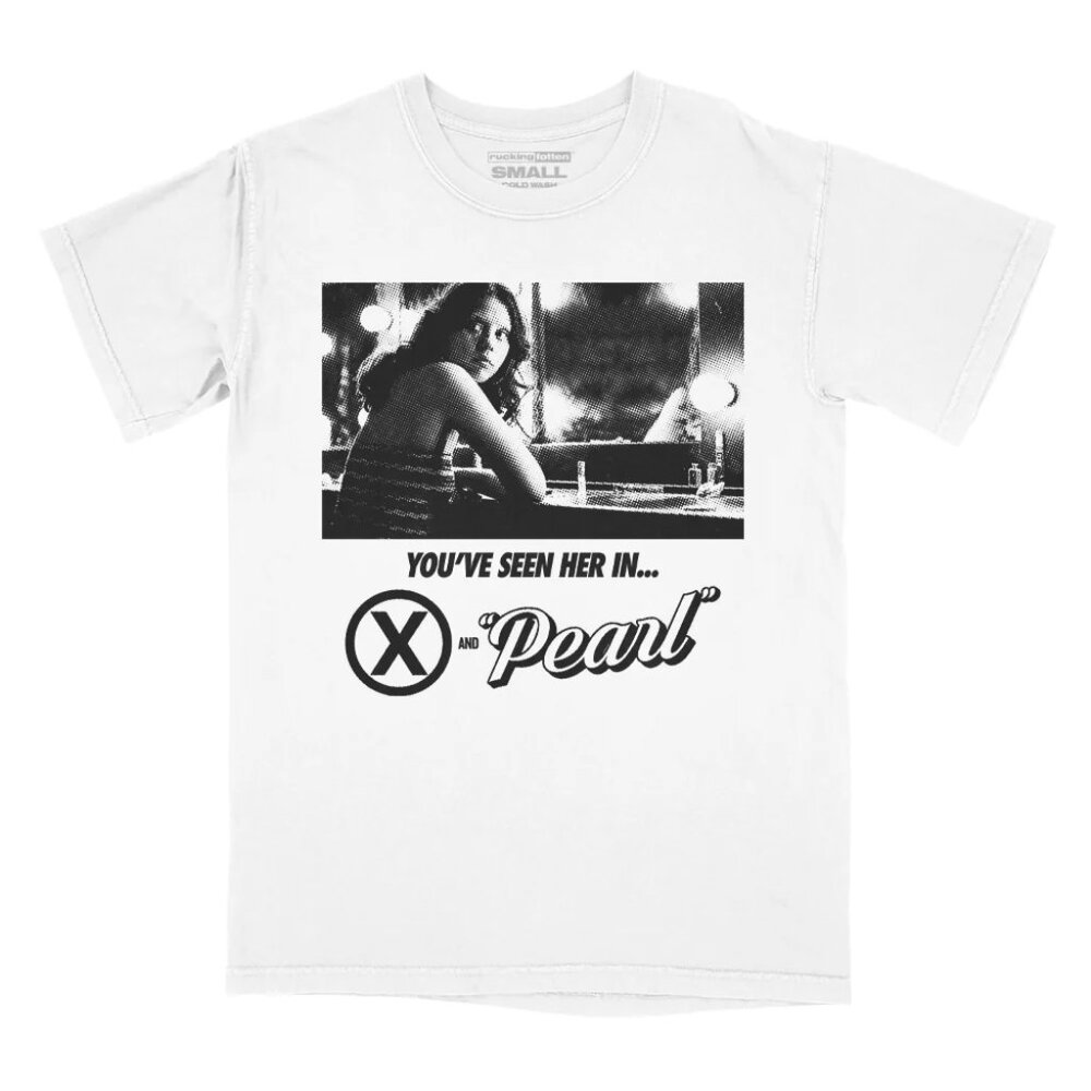 Rucking Fotten マキシーン Maxxxine X Pearl A24 Mia Goth Promotional T-Shirt 3X New